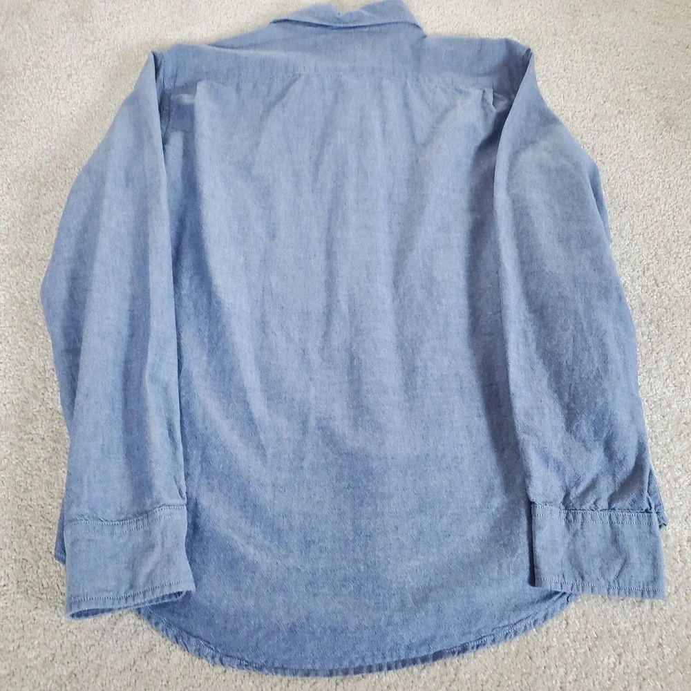 Levi's Men's Button Up Shirt Size M Blue Long Sleeve